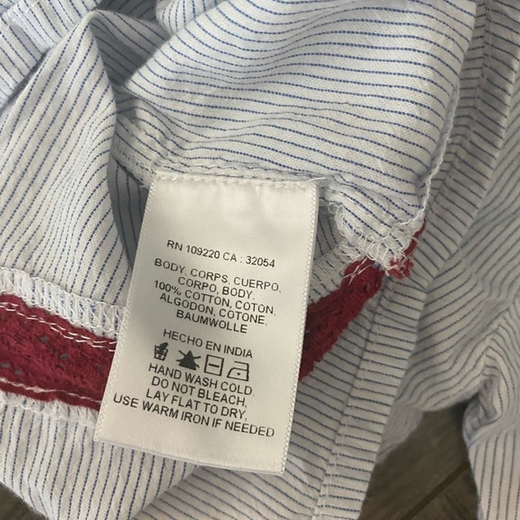 Velvet graham & spencer tagan embroidered blouse - Picture 8 of 9